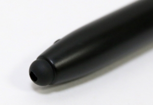 静電容量方式のタッチパネル用スタイラスのペン先はゴム素材になっている。