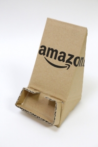 Amazonのダンボールで作るファイルボックスとスマホスタンド