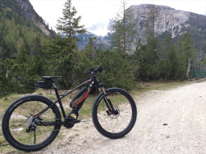 アルプス山岳地帯などではMTBタイプE-Bikeで上りだけアシストを使う楽しみ方が人気
