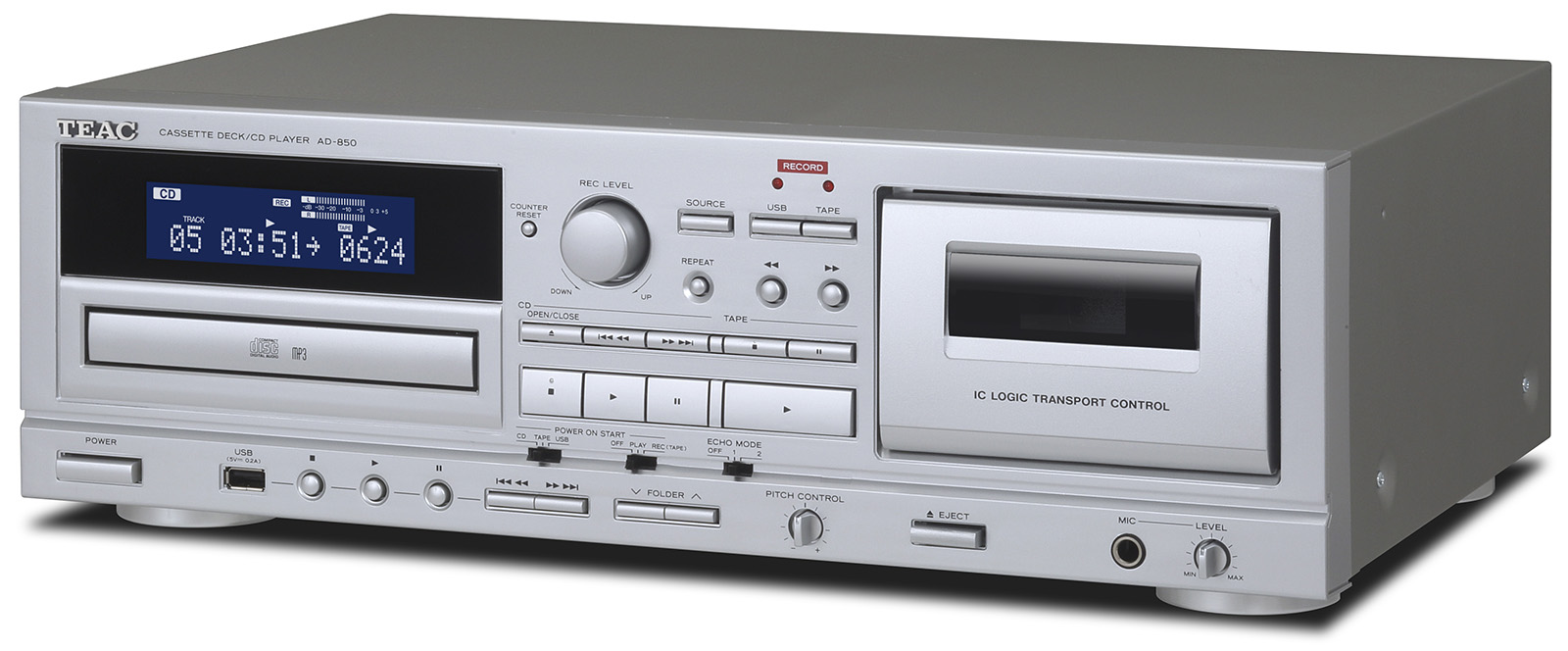 カセットテープブーム到来 ティアックがusbダビング機能を搭載したカセット Cdプレーヤー複合機 Ad 850 発売 Dime アットダイム