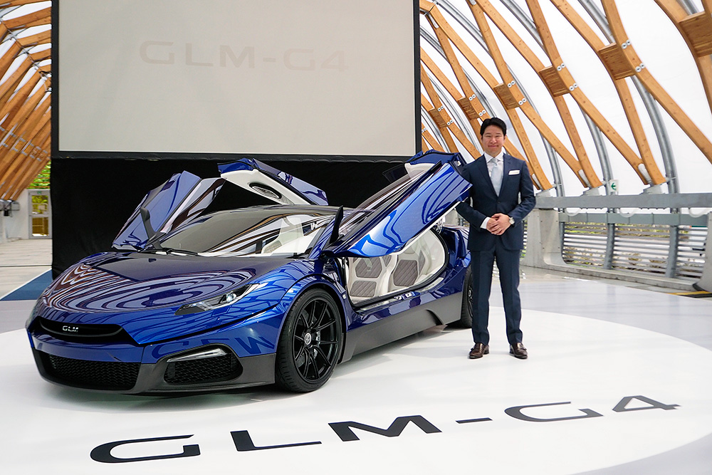 オープン4シーターで4000万円 日本初のevスーパーカーglm G4 は何もかもが型破りだった Dime アットダイム