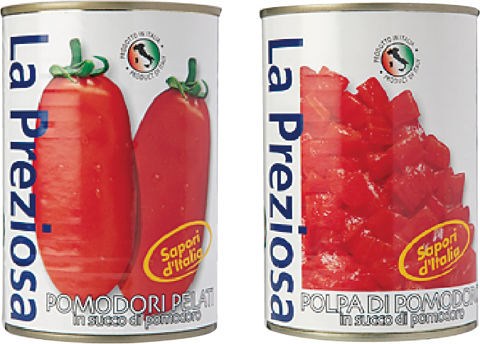 ラ・プレッツィオーザ『トマト缶（ホール・ダイス）』
