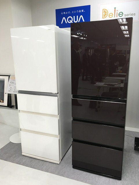 主婦目線でチェック 冷蔵室 野菜室 冷凍室 どれも使いやすいaquaの新型冷凍冷蔵庫 Delieシリーズ Dime アットダイム