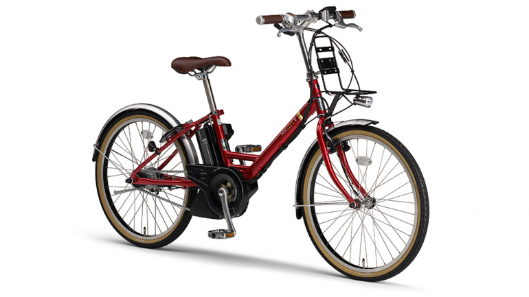 レトロスポーティなデザインと本格的な走行性能を備えたヤマハの24型電動アシスト自転車 Pas City V Dime アットダイム
