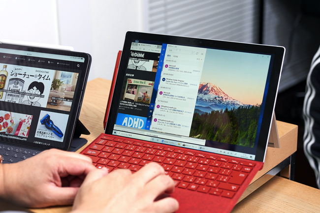 2ページ目 スペック 操作感を徹底比較 Ipad Pro 11インチ と Surface Pro 7 買うならどっち Dime アットダイム