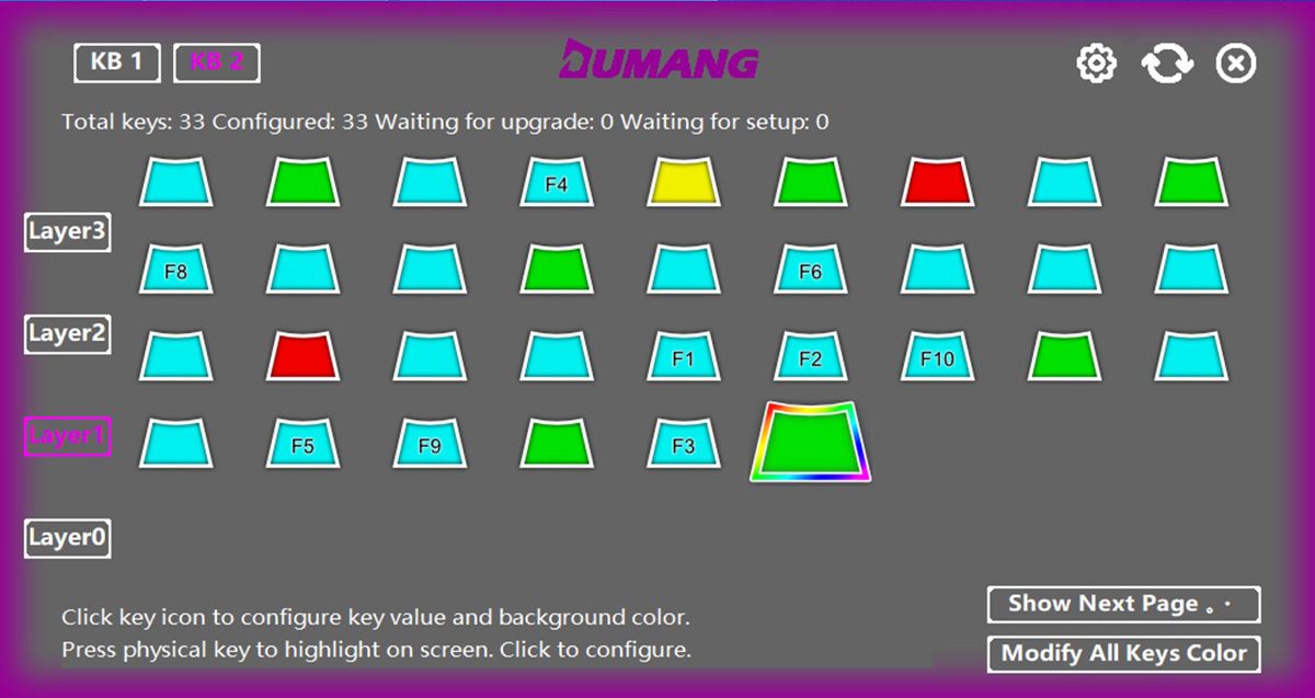 2ページ目 ハマるとめちゃ楽しい キーを上下左右に自由に置けるdumangのレイアウトフリーキーボード Dk6 Ergo Dime アットダイム