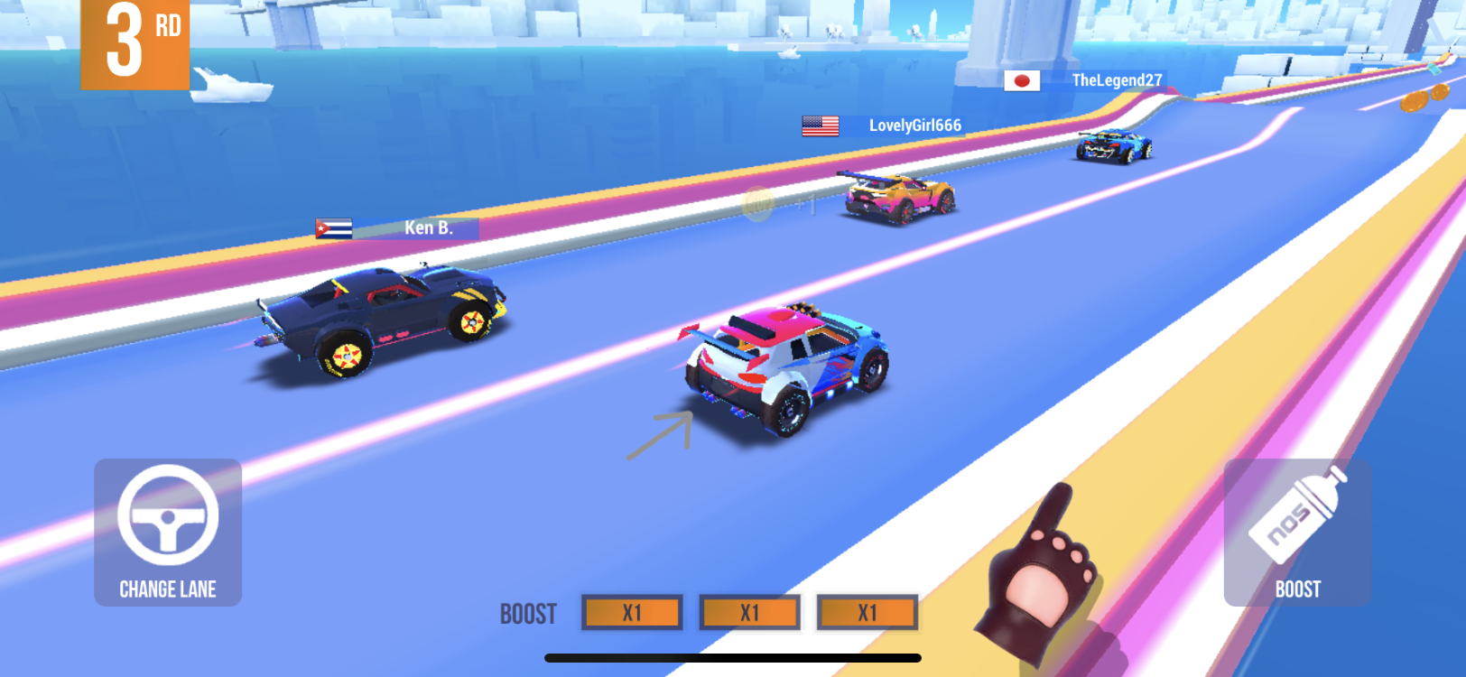 ファンキーなビジュアルでエキサイティングなレースを楽しめる対戦ゲームアプリ Sup Multiplayer Racing Dime アットダイム