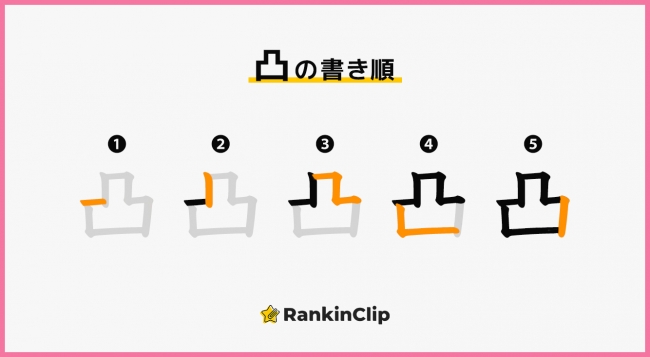 ちゃんと書ける 書き順が分かりづらい漢字ランキング1位は 凸 Dime アットダイム