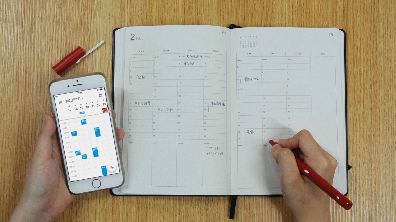 手書きした予定をデジタル化してgoogleカレンダーとも連動できるneolabのスマート手帳 N Planner 21 Dime アットダイム