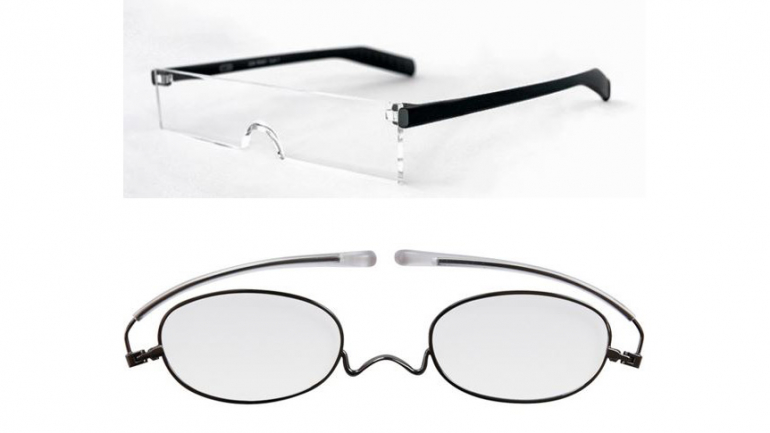 重さ21gの超モダンな老眼鏡 スマホに貼り付けられる超薄型メガネ 進化が止まらないメガネの世界 Dime アットダイム