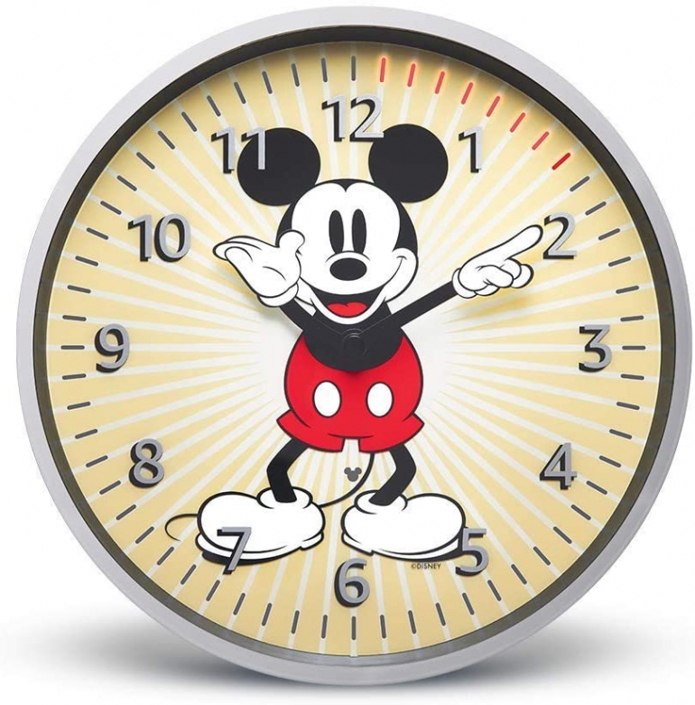 Amazon Echoシリーズにつなぐとタイマーを声で設定できる Echo Wall Clock Disney ミッキーマウスエディション Dime アットダイム