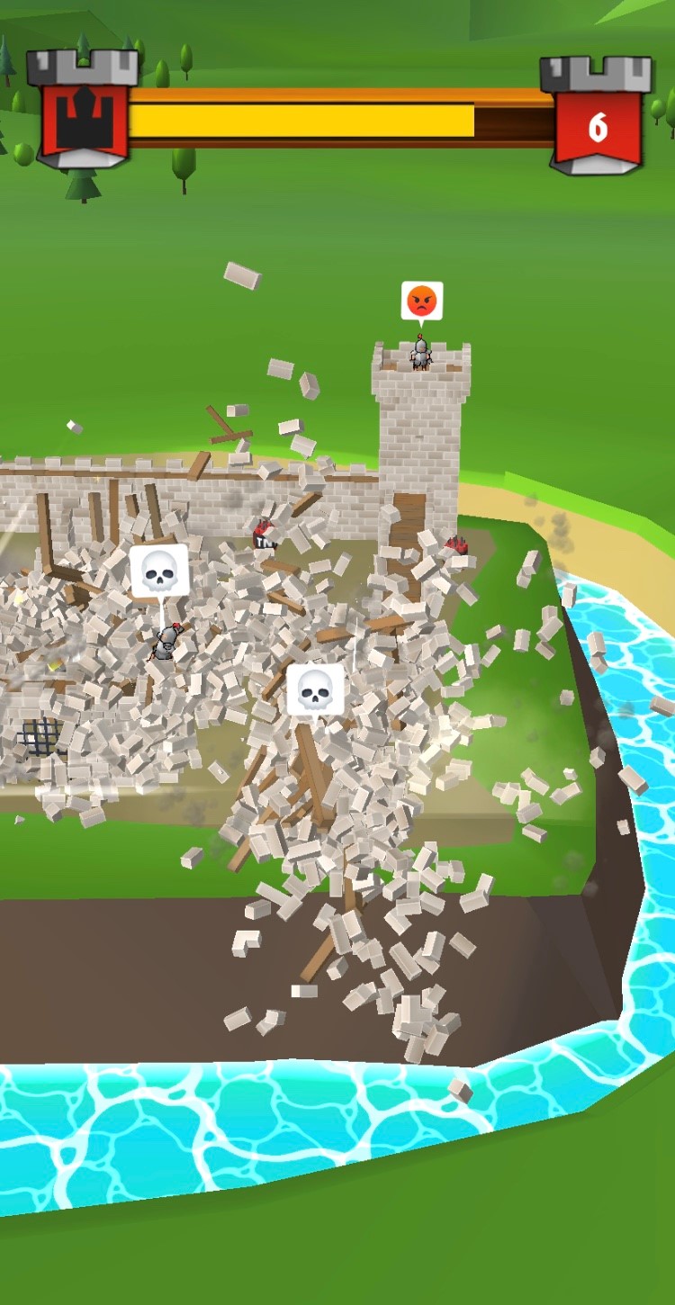 砲撃で堅牢な城を破壊する爽快なアクションゲーム Castle Wreck Dime アットダイム