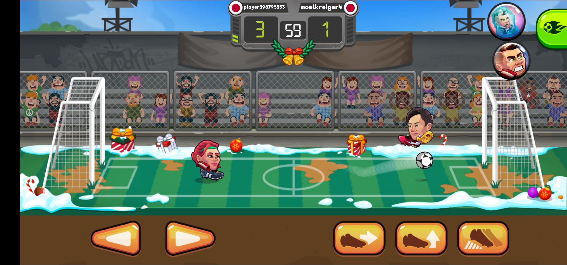 世界中のプレイヤーとオンラインで戦える！1対1で争うサッカーゲーム「ヘッドボール」