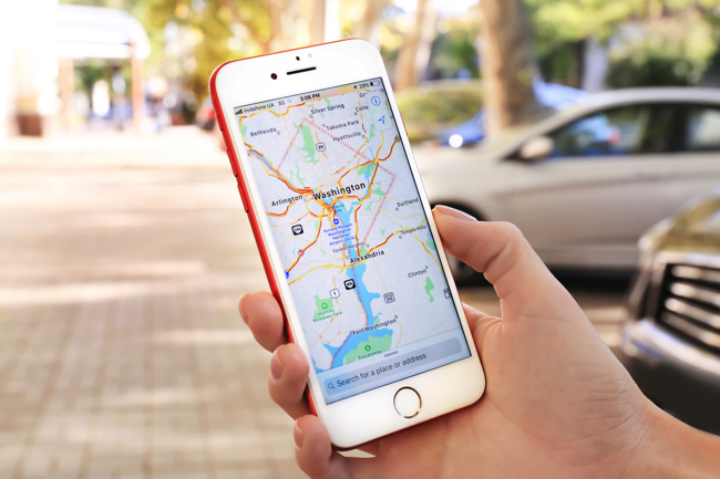 自宅の登録方法 経路検索 渋滞情報 航空写真 Iphoneのマップアプリの便利ワザ4選 Dime アットダイム
