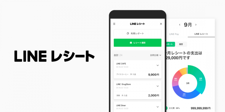 Lineがレシートを撮影するだけで簡単に支出管理ができるサービス Lineレシート の提供を開始 Dime アットダイム