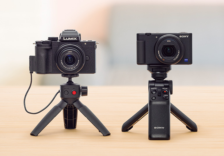Vlogカメラの2強、ソニー「VLOGCAM ZV-1G」とパナソニック「LUMIX DC