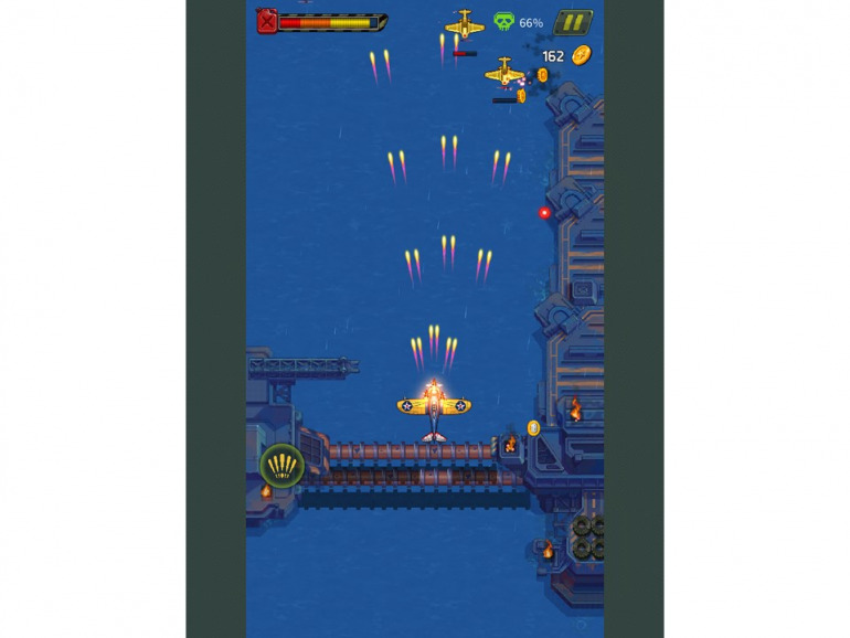 ゲームアプリ 懐かしいレトロゲームの良さを体感 大空を舞台に戦闘機が戦う 1945シューティングゲーム 飛行機ゲーム Dime アットダイム
