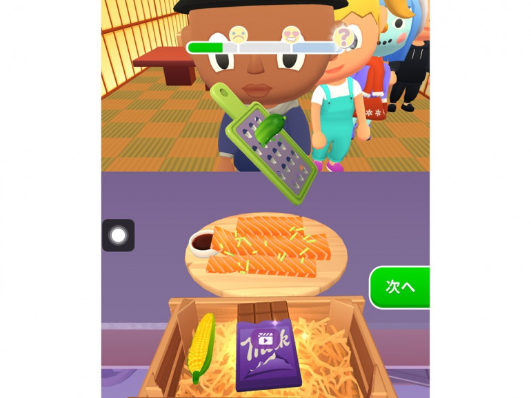 ゲームアプリ お客さんの要望に合わせたメニューを作る料理ゲーム Sushi Roll 3d Dime アットダイム