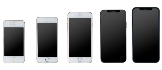 Iphone 3gからiphone 5s Iphone 12まで歴代iphoneのインチ数を比べてみた Dime アットダイム