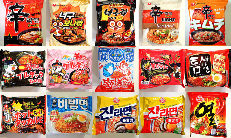 一番旨いのはどれ？韓国の激辛インスタント麺15品食べ比べ｜@DIME アットダイム