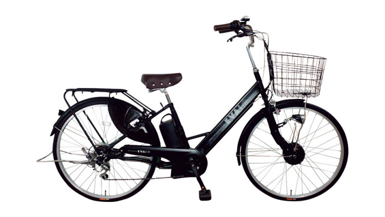 電動アシスト自転車 EVA PLUS☆1回の充電で最大約32kmの走行が可能 