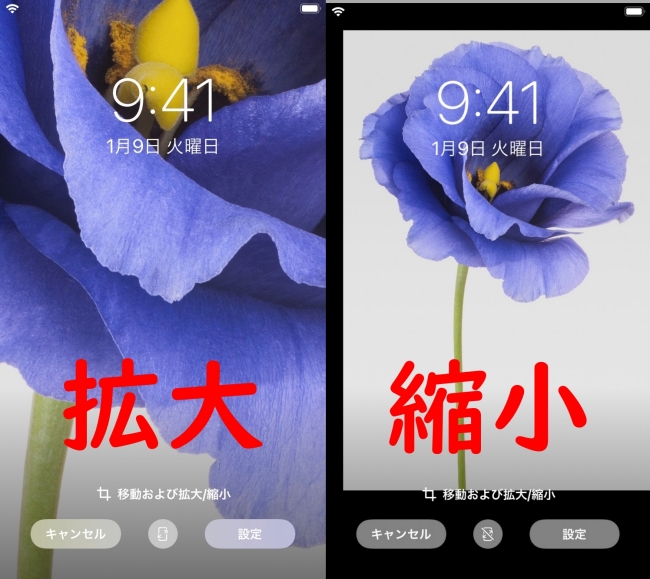 2分でできる Iphoneのロック画面の背景画像を変える方法 Dime アットダイム