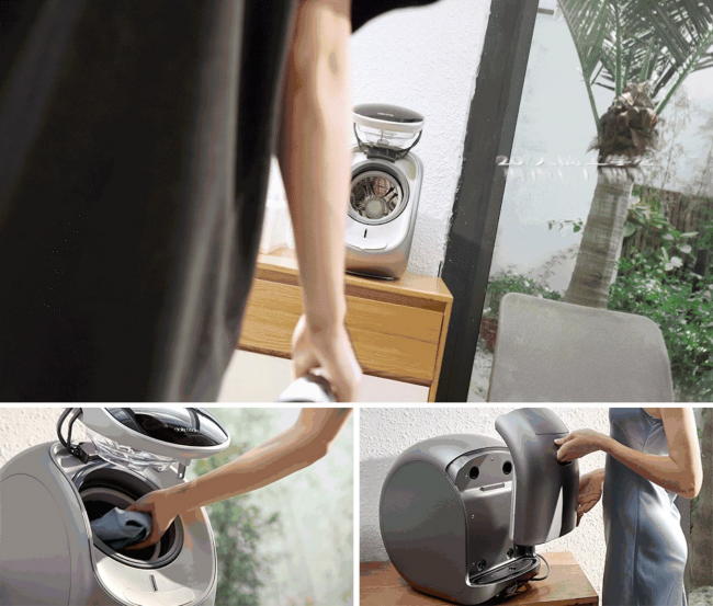 洗濯機は1人1台の時代になる!?世界最小のドラム式全自動洗濯乾燥機