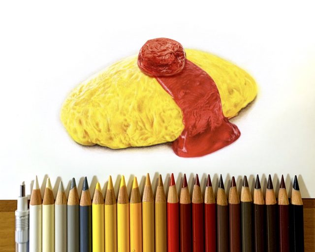 ここまるさんのリアル色鉛筆アート8