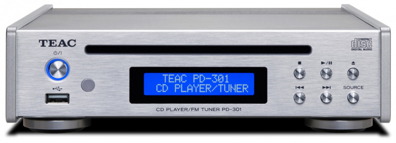 ティアックがワイドFMチューナーとUSB再生機能を搭載したCDプレーヤー