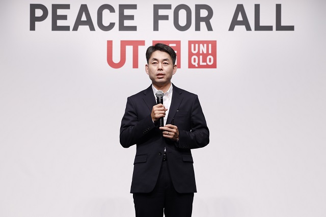 かの有名な安藤忠雄さんデザインのUNIQLO.ＴシャツＳサイズです。