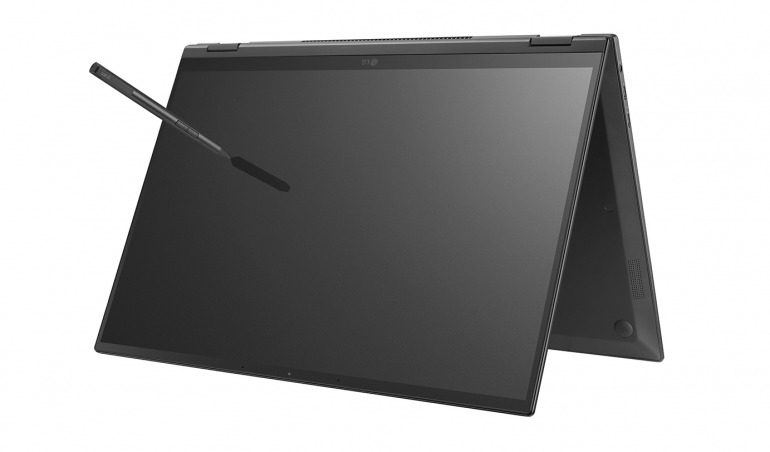 LGからタブレットとしても使えるスタイラスペン付きの16型2in1ノートPC