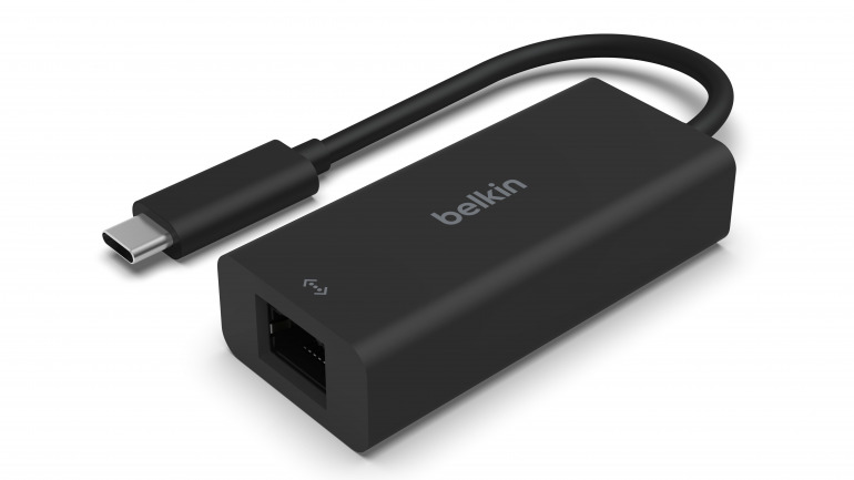 最大2.5Gbpsの高速接続を実現！USB-Cデバイスに対応したベルキンの有線LANアダプター「Belkin Connect USB-C to 2.5 Gbpsイーサネットアダプター」