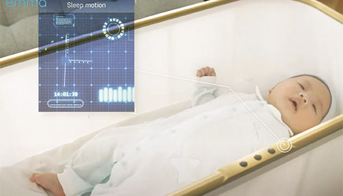 Emma Healthcare『AI based smart baby bassinet bebelucy』