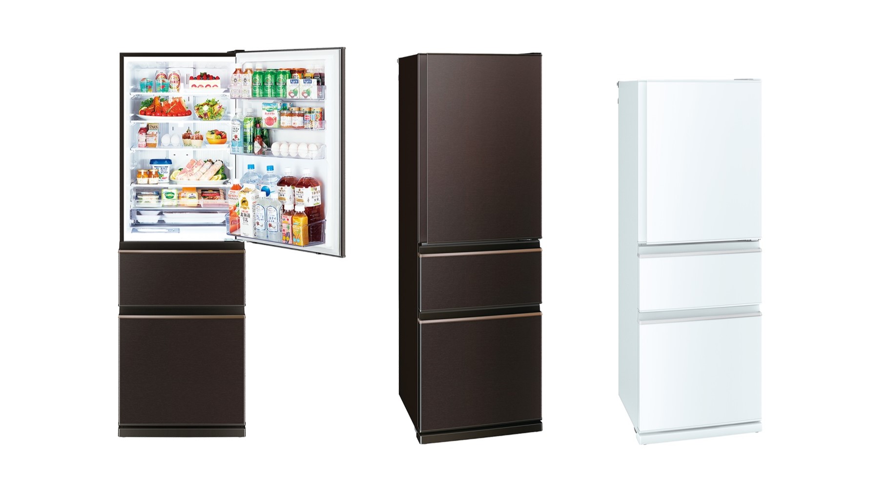 三菱3ドア冷凍冷蔵庫-