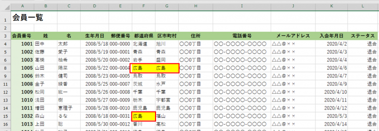 書式の置換完了