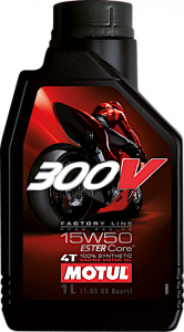 モチュール「300v FACTORY LINE ROAD RACING 15W50」