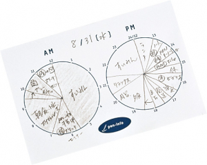pen-info『時計式ToDo管理ふせん ブルーダイヤル』