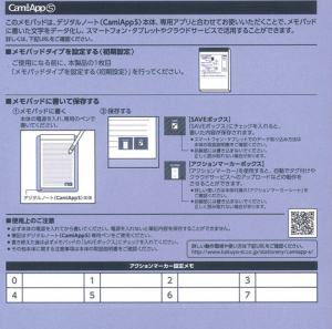 アクションマーカーは8つまで設定可能