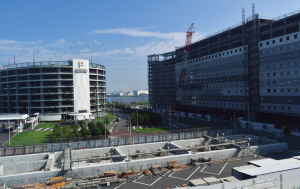 工事が急ピッチで進行中