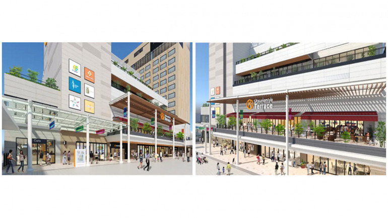 宇都宮駅東口にホテルやオフィスを併設した複合商業施設「Utsunomiya Terrace」が8月26日開業|@DIME アットダイム