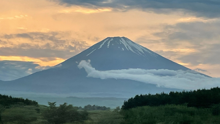 夏の富士山