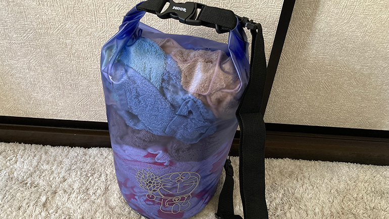 ！DIME11月号付録「ドラえもんDRY BAG」レビュー９