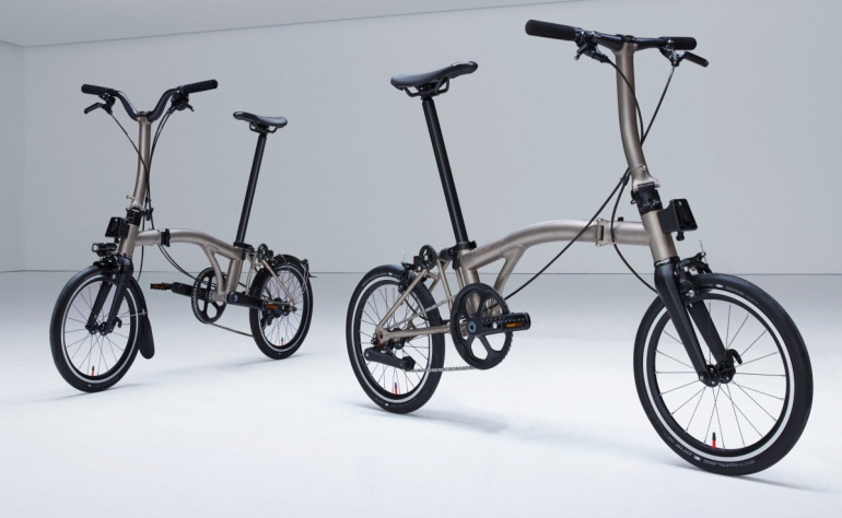 英国の自転車ブランドBROMPTONから重さ7.95kgのオールチタン製自転車