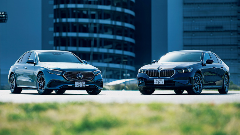 BMW「523i」vs メルセデス・ベンツ「E200」上質感と先進性を追求