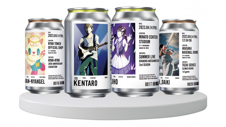 イベント当日限定のオリジナルデザイン缶で推し活需要を取り込む