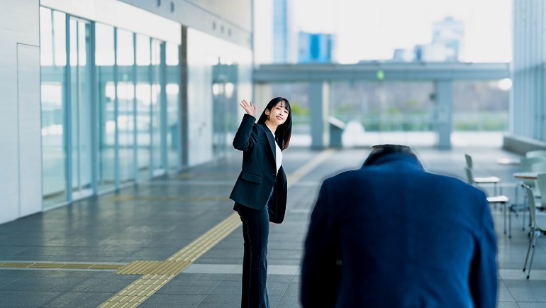 ねぎらうイメージ