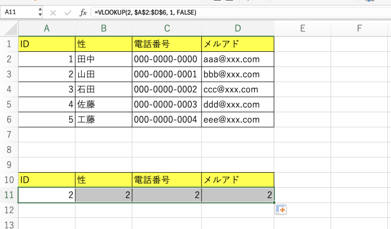 データ取得の失敗