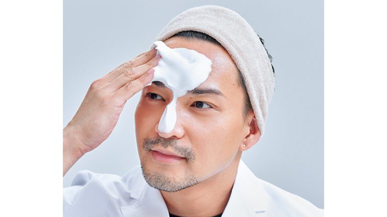Tゾーンに泡を置く
