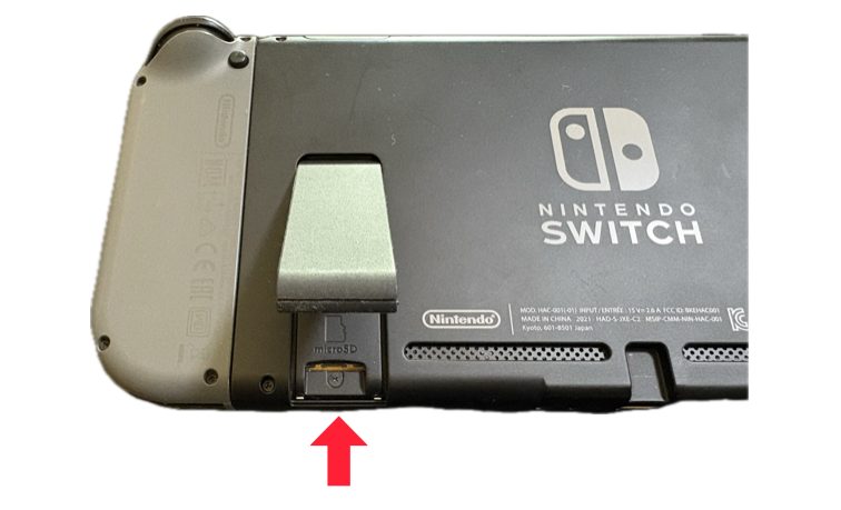 MicroSDカード入口