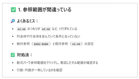 参照したいデータが反映されない理由を考えてください、に対するChatGPTの回答